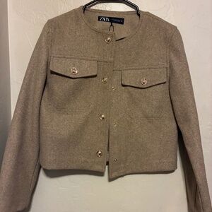 ZARA Tan Blazer